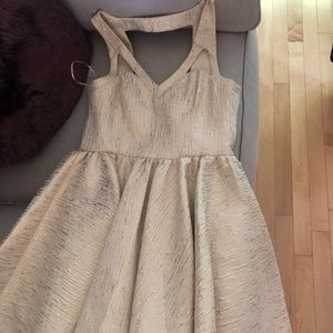 Golden Homecoming Dress